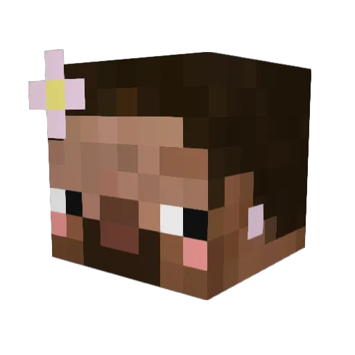 kebabdeim Minecraft avatar head, 3D render