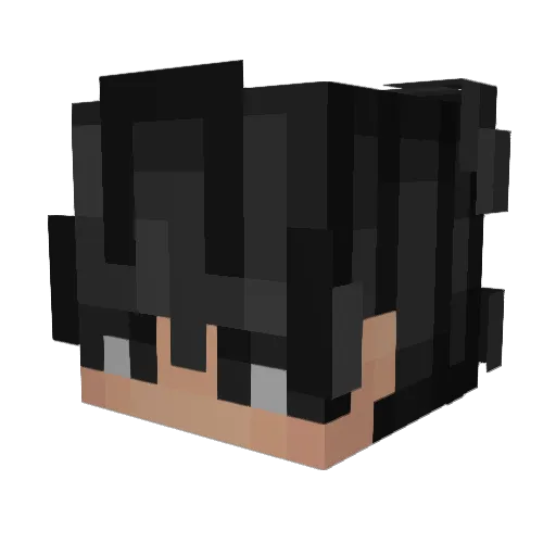kecv Minecraft avatar head, 3D render