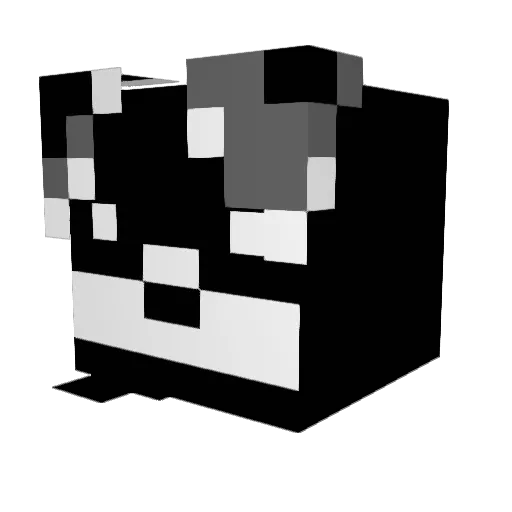 kedama0428 Minecraft avatar head, 3D render