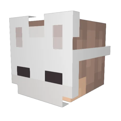 kedrex9 Minecraft avatar head, 3D render