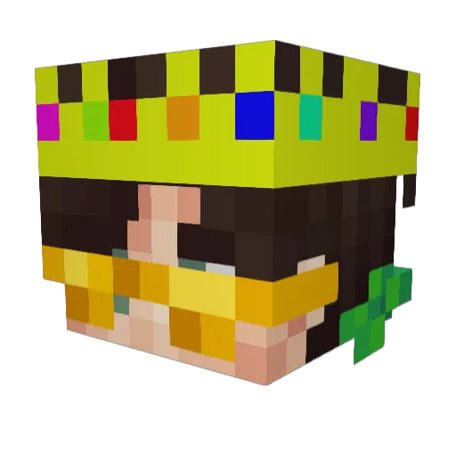 kedziu_ Minecraft avatar head, 3D render