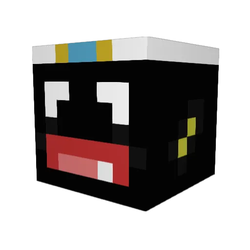 kee0n Minecraft avatar head, 3D render