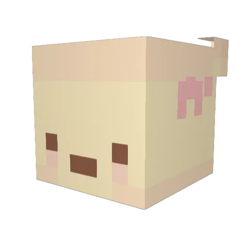 keebees420 Minecraft avatar head, 3D render