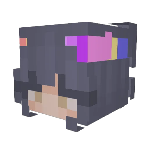 keeeeron Minecraft avatar head, 3D render