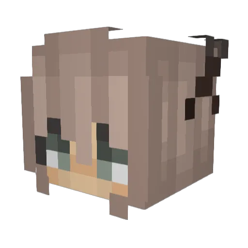 keeennz Minecraft avatar head, 3D render