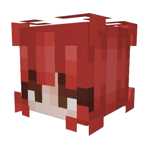 keekiwi Minecraft avatar head, 3D render