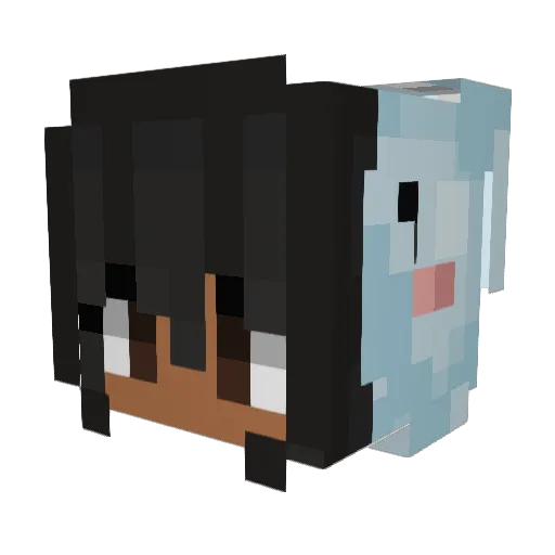 keeleyy Minecraft avatar head, 3D render