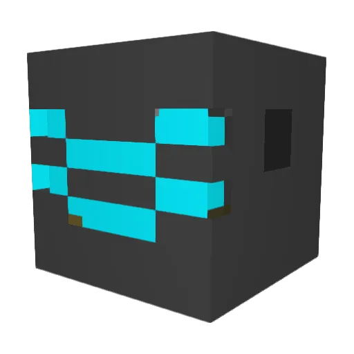keely_n Minecraft avatar head, 3D render