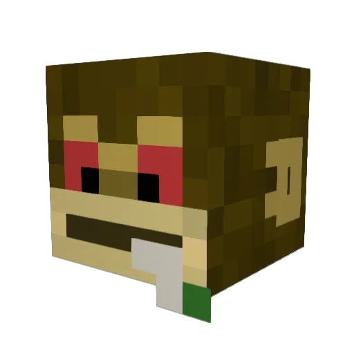 keemstarofficial Minecraft avatar head, 3D render
