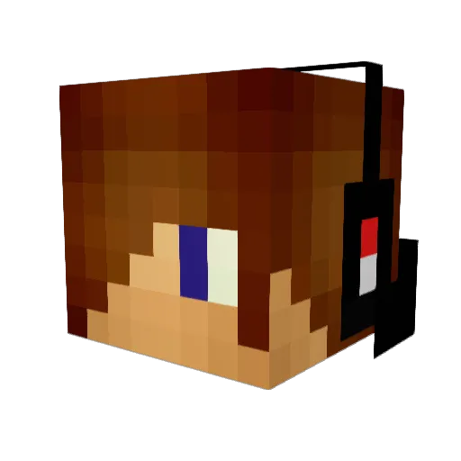 keenankeenan Minecraft avatar head, 3D render
