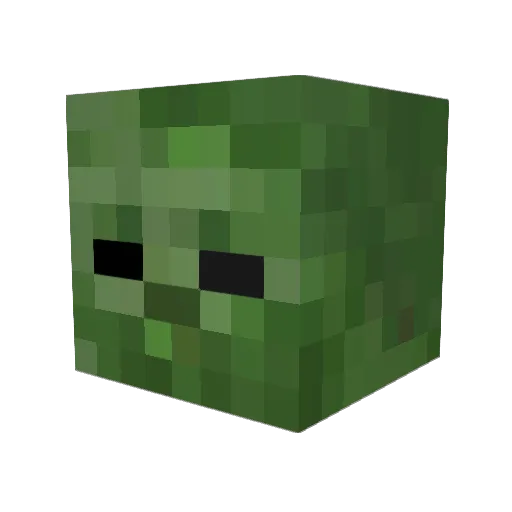 keenanmckay Minecraft avatar head, 3D render