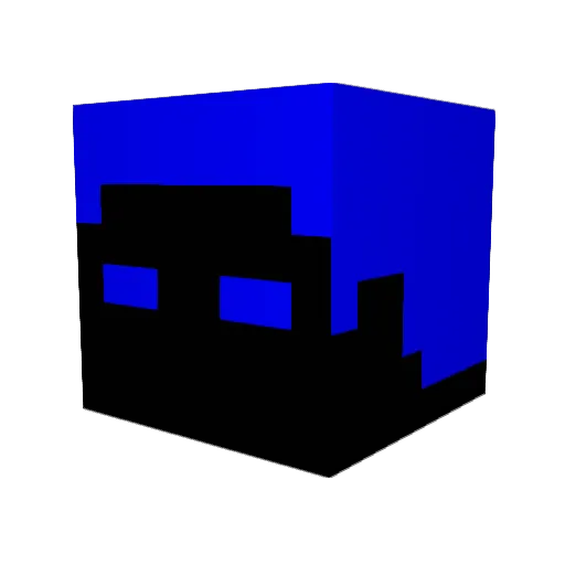 keenmeme Minecraft avatar head, 3D render