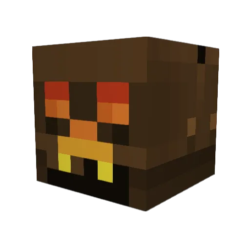 keeper0 Minecraft avatar head, 3D render
