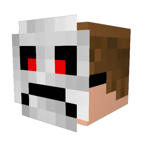 keeper65 Minecraft avatar head, 3D render