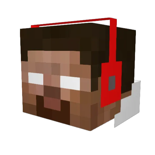 keeper83 Minecraft avatar head, 3D render
