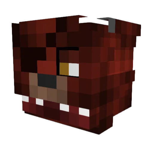 keeperdb Minecraft avatar head, 3D render