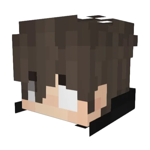 keepfly Minecraft avatar head, 3D render