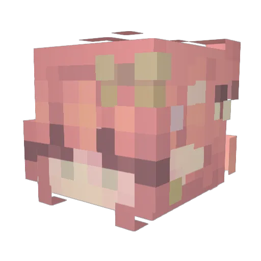 keepiitx Minecraft avatar head, 3D render