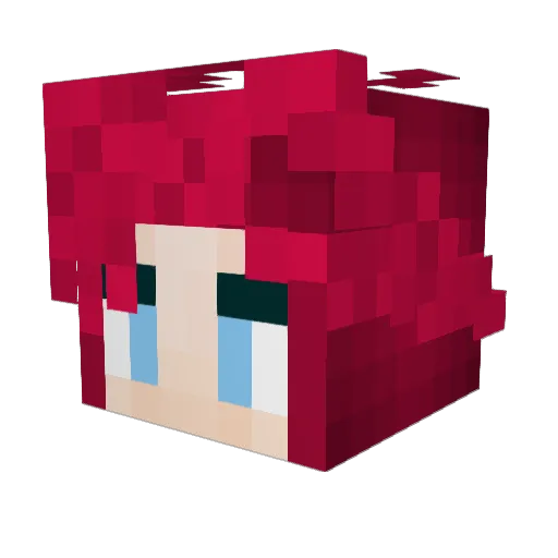 keepinitbreezie Minecraft avatar head, 3D render