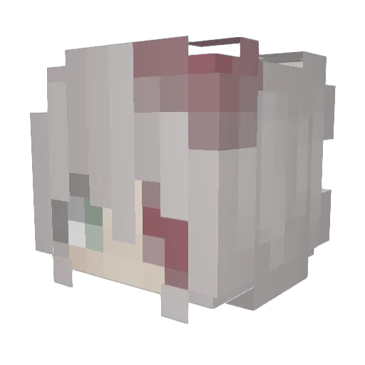 keepoff3 Minecraft avatar head, 3D render