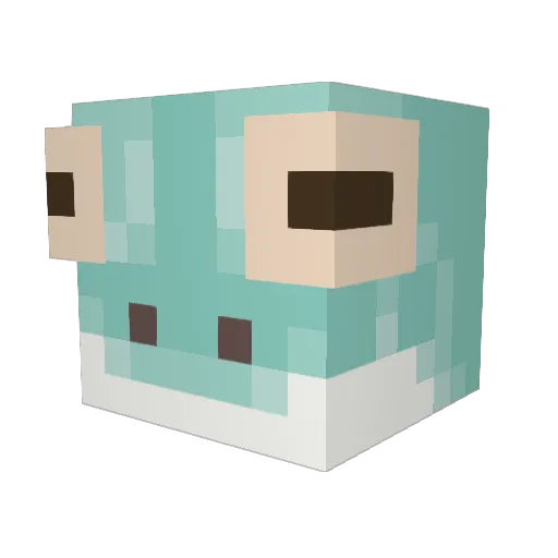 keeponmoon Minecraft avatar head, 3D render