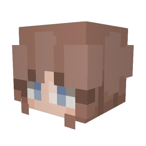 keeragg Minecraft avatar head, 3D render