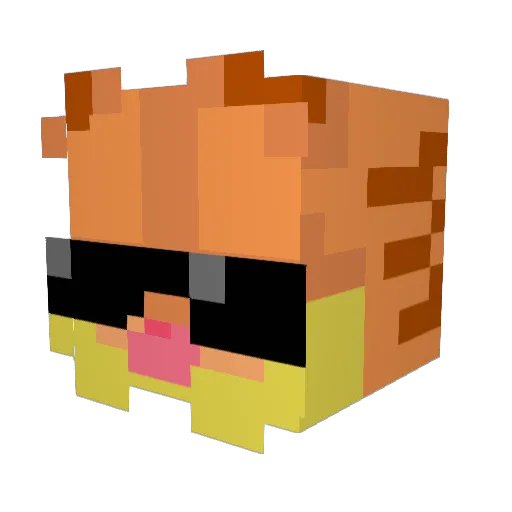 keesheet Minecraft avatar head, 3D render