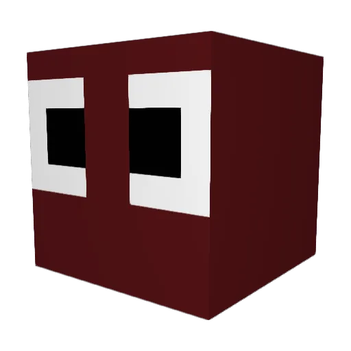 keeskii Minecraft avatar head, 3D render