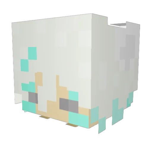 keeto0w0 Minecraft avatar head, 3D render