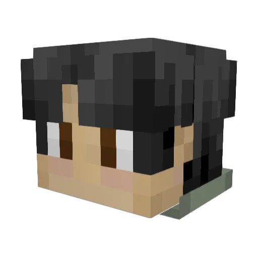 keezin Minecraft avatar head, 3D render