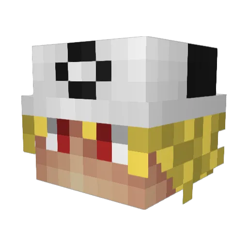 kefy1203 Minecraft avatar head, 3D render