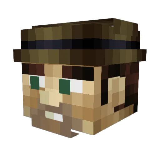 keg1234 Minecraft avatar head, 3D render
