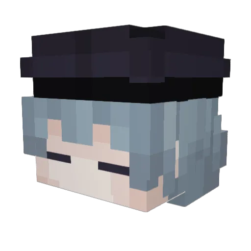 kegla1 Minecraft avatar head, 3D render