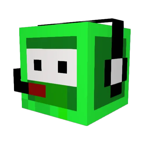 kehdolino Minecraft avatar head, 3D render