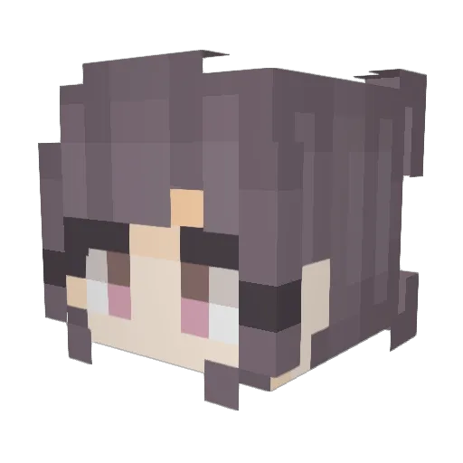 kehoeeeee Minecraft avatar head, 3D render