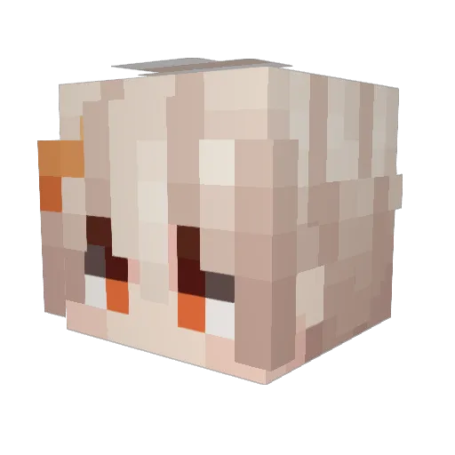 kei0913 Minecraft avatar head, 3D render