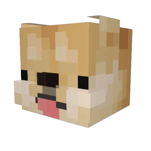 kei141414 Minecraft avatar head, 3D render