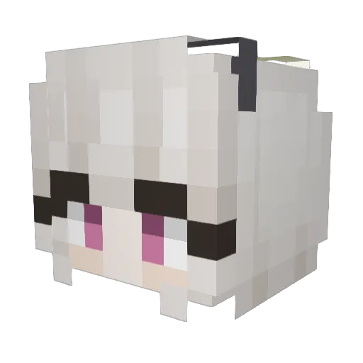 kei4us Minecraft avatar head, 3D render