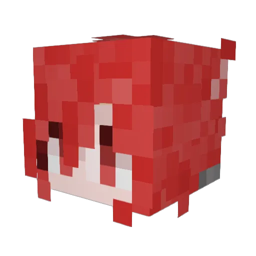 kei_ceae Minecraft avatar head, 3D render
