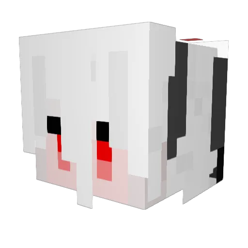 kei_master Minecraft avatar head, 3D render