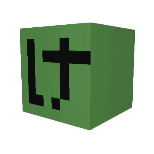 keichawan Minecraft avatar head, 3D render