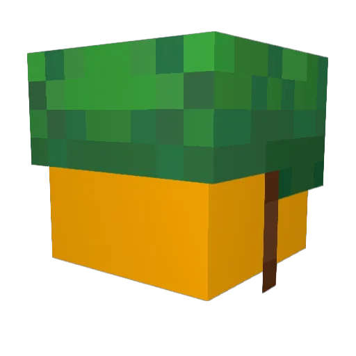 keiiichan Minecraft avatar head, 3D render