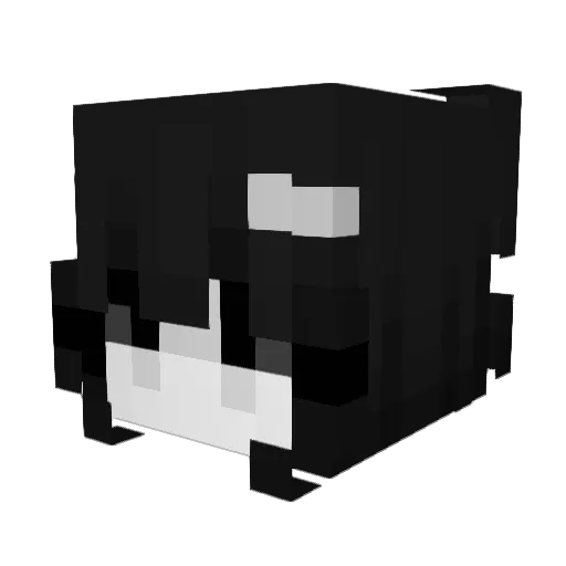 keiisy Minecraft avatar head, 3D render