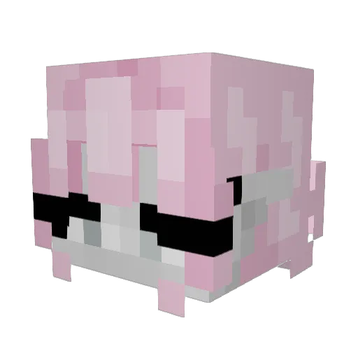 keijukainen Minecraft avatar head, 3D render