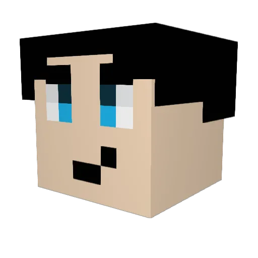 keineo111 Minecraft avatar head, 3D render