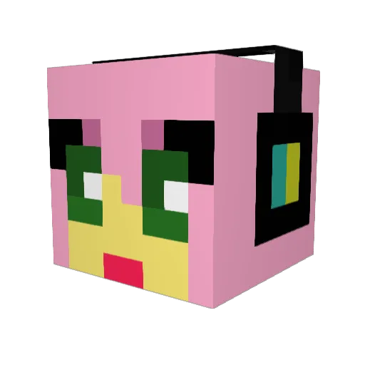 keinico07 Minecraft avatar head, 3D render
