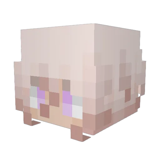 keiokazaki Minecraft avatar head, 3D render