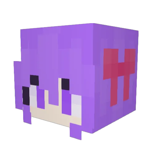keiru4444 Minecraft avatar head, 3D render