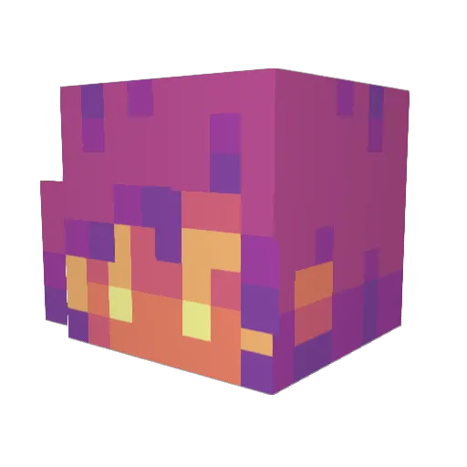 keisinhaler Minecraft avatar head, 3D render