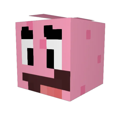 keisosu6 Minecraft avatar head, 3D render